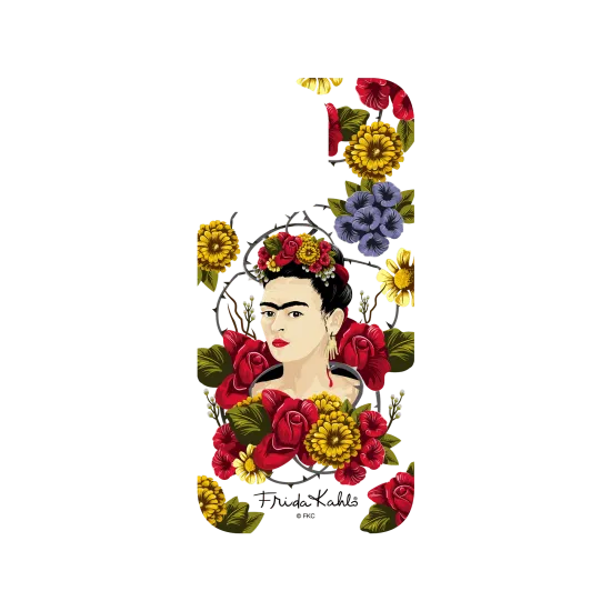 Frida Kahlo | Frida Surrounded By Flowers | Clear - iPhone 16 Pro