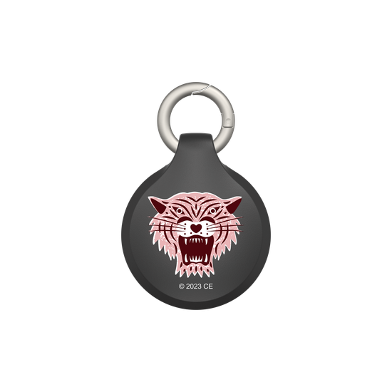 Cabeza de tigre rosa