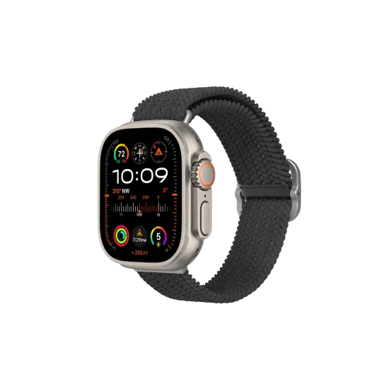 Bracelet 44 mm Noir compatible avec Apple Watch (Vendu sans la montre) -  Coquediscount