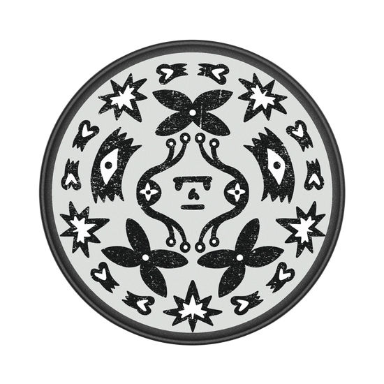 Mask Fam Totem-style pattern