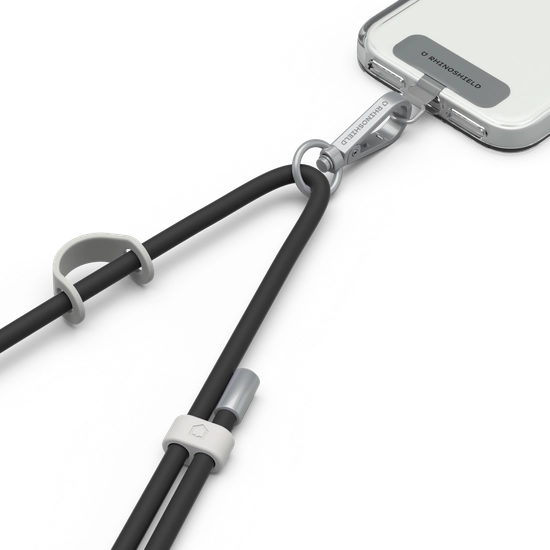 Cordon De Téléphone Avec Stylet 2-en-1 – Blanc – Longueur Réglable – Porte-téléphone + Stylet - 2
