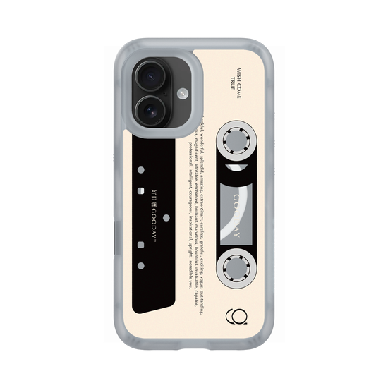 Retro Cassette Tape (Solid Background)
