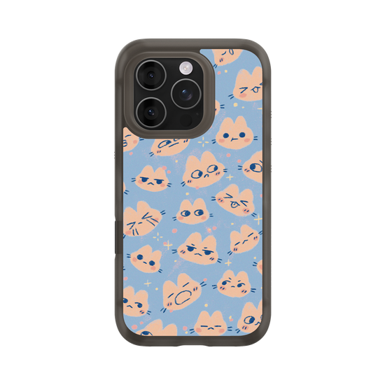 Blue Cats Pattern