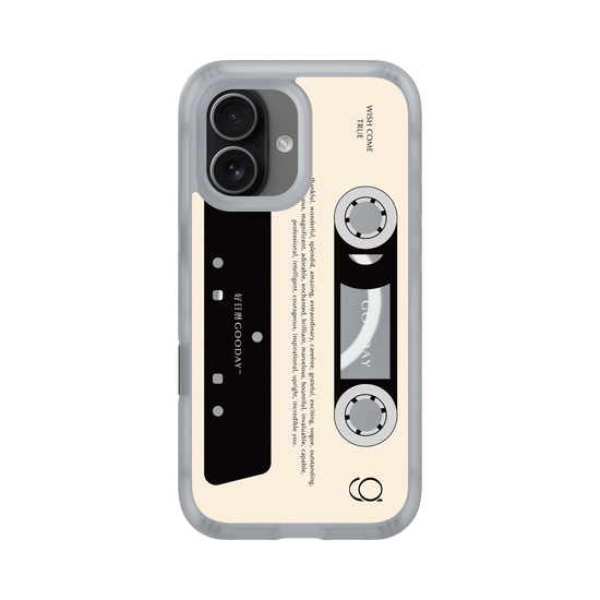 Retro Cassette Tape (Solid Background)