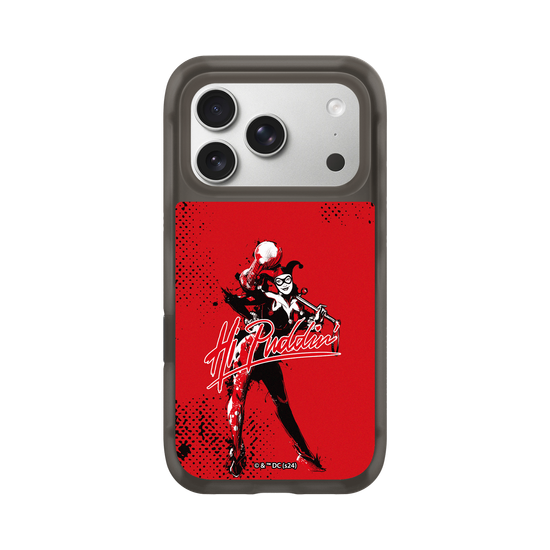 Rojo brillante y Harley Quinn