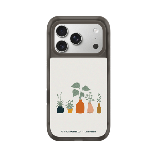 Cat and Plant - Vase