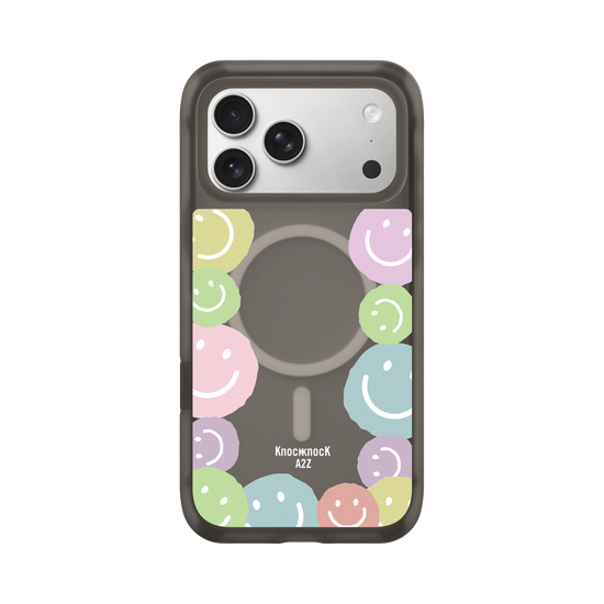 Knock Knock A2Z | Pastel Smile Frame | AirX - iPhone 17 Pro Max