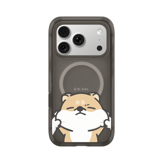 Pulling Shiba's Face