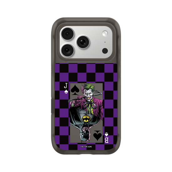The Joker and Batman poker card