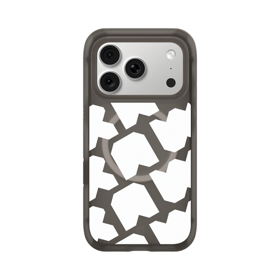 Raw White Pattern Big