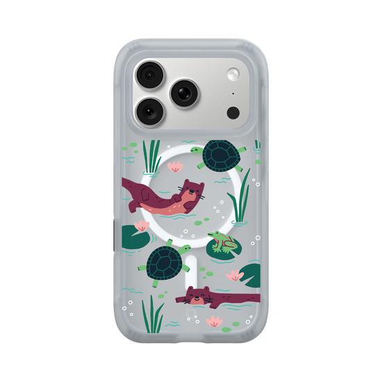 Wildlife of Taiwan’s Waters – Illustration (Otter, Turtle, Frog)