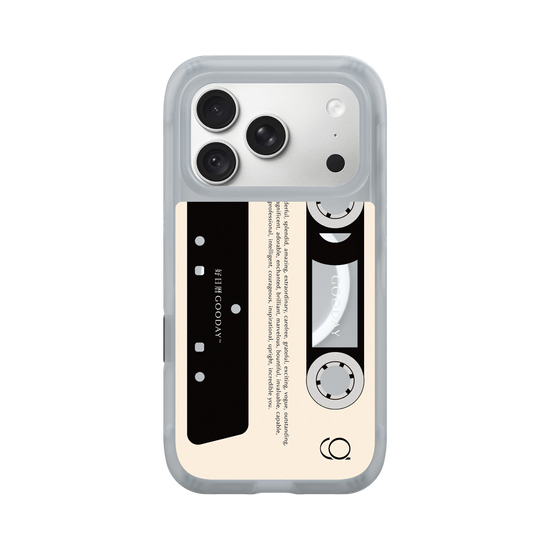 Retro Cassette Tape (Solid Background)