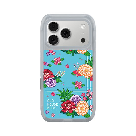 Pixel Floral Fabric