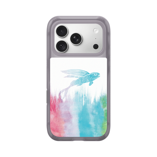 Flying Fish in Waves (Rainbow)