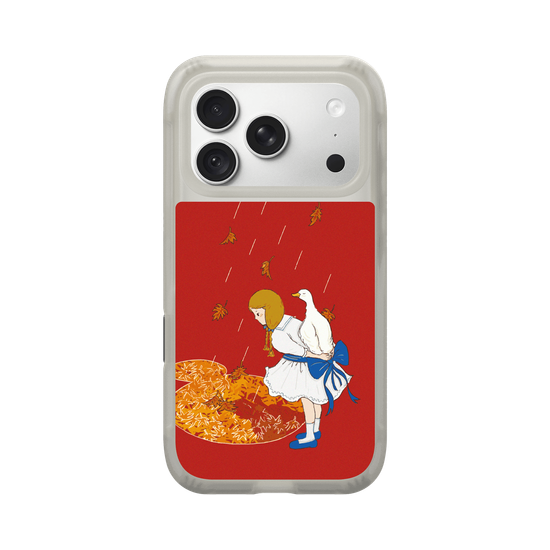 La fille et le canard