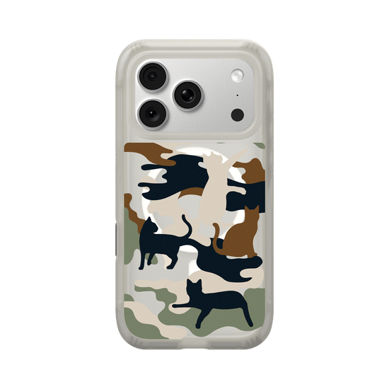 Cat Woodland Black Camo