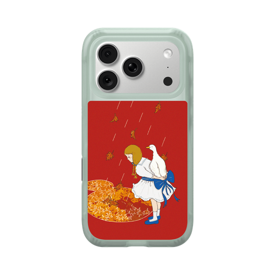 La fille et le canard