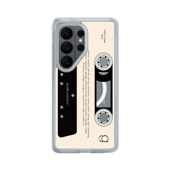 Retro Cassette Tape (Solid Background)