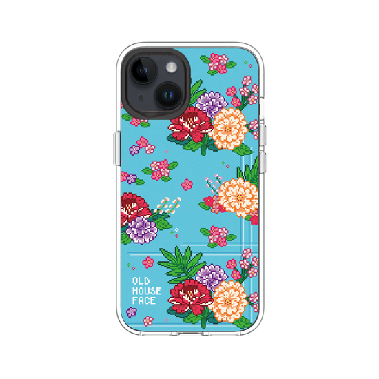 Pixel Floral Fabric