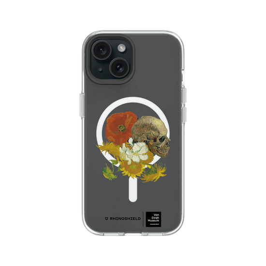 Calavera con flores