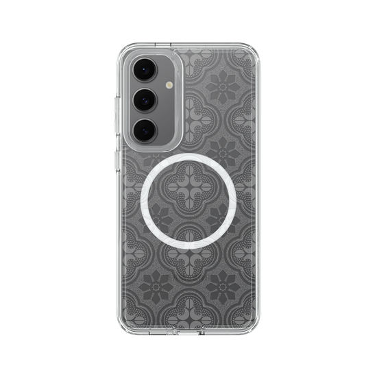 Patterned Glass-Transparent Begonia Flowers