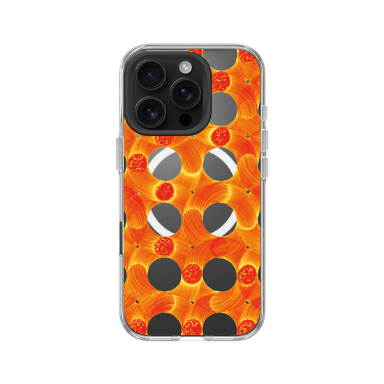 Orange Circle Pattern