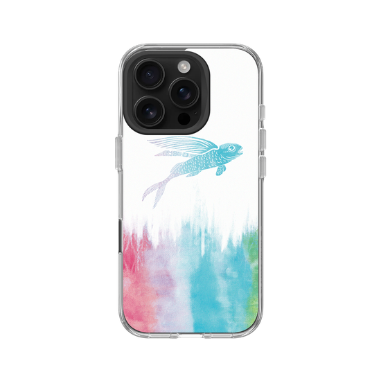 Flying Fish in Waves (Rainbow)