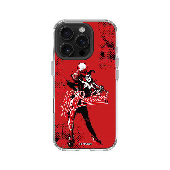 Bright red Harley Quinn