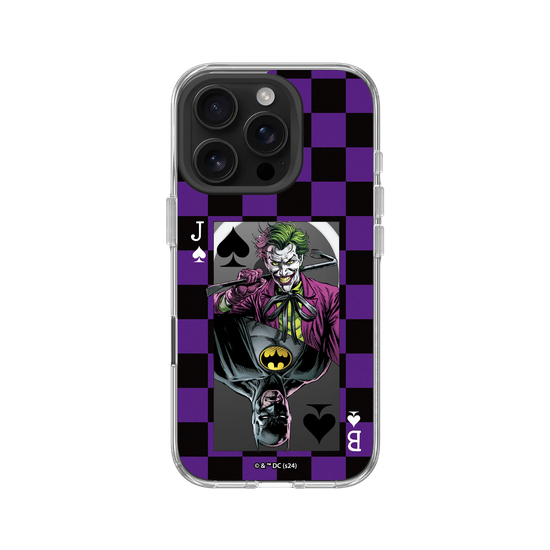 The Joker and Batman poker card
