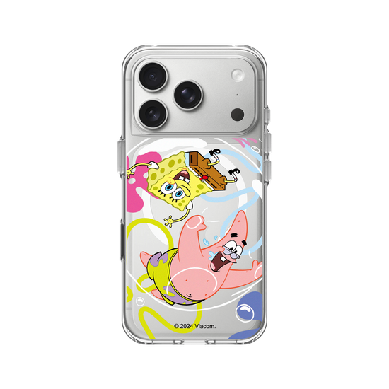 SpongeBob and Patrick playing together