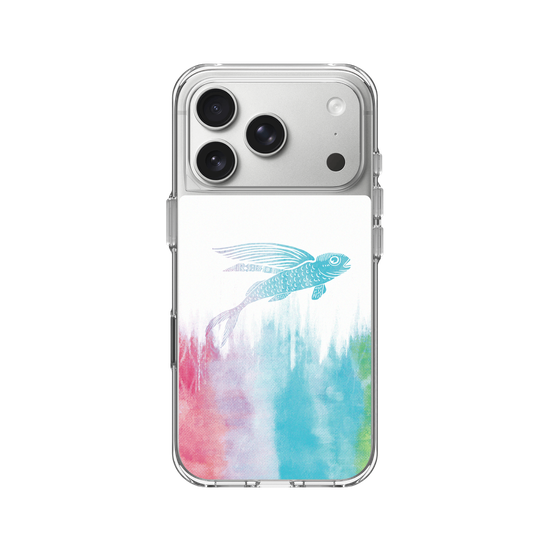 Flying Fish in Waves (Rainbow)