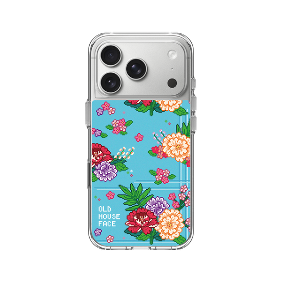 Pixel Floral Fabric