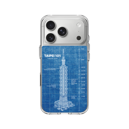 TAIPEI 101 - Cianotipo