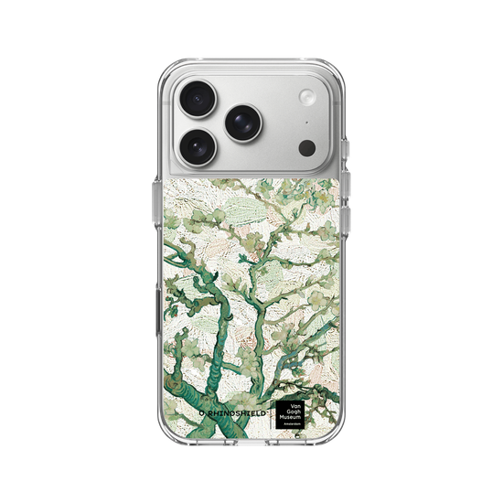 Almendro en flor con colores pastel