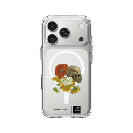 Calavera con flores