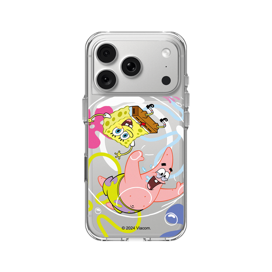 SpongeBob and Patrick playing together