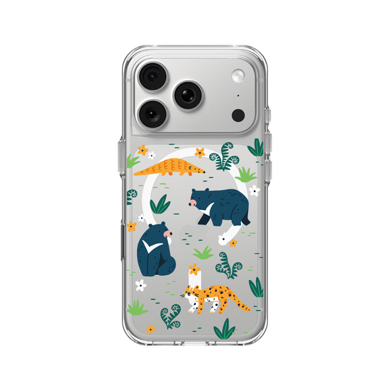 Wildlife of Taiwan’s Forests – Illustration (Formosan Black Bear, Pangolin, Leopard Cat)