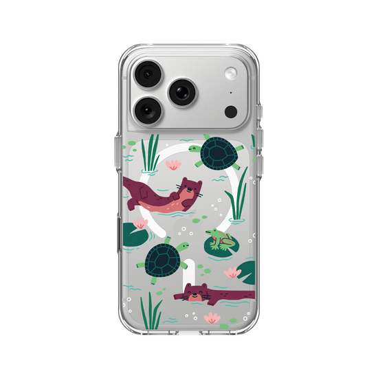 Wildlife of Taiwan’s Waters – Illustration (Otter, Turtle, Frog)