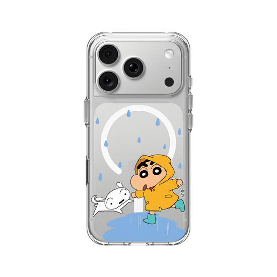小新小白雨天散步