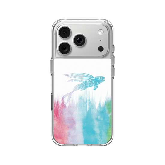 Flying Fish in Waves (Rainbow)