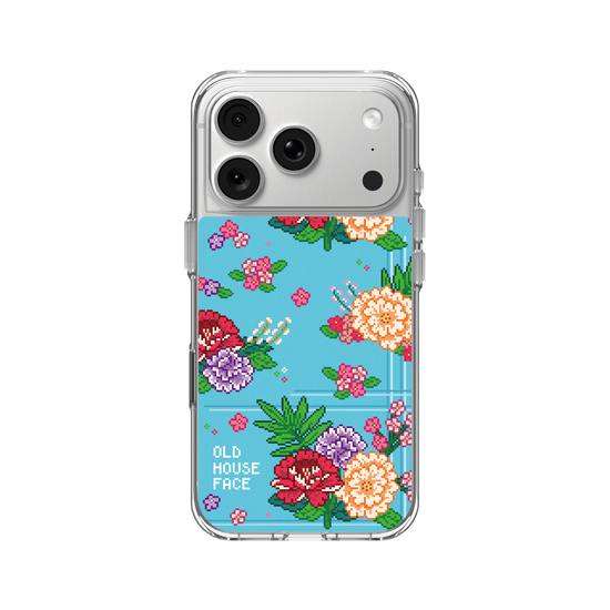 Pixel Floral Fabric