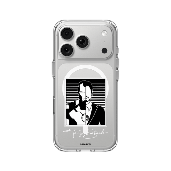 Tony Stark noir & blanc