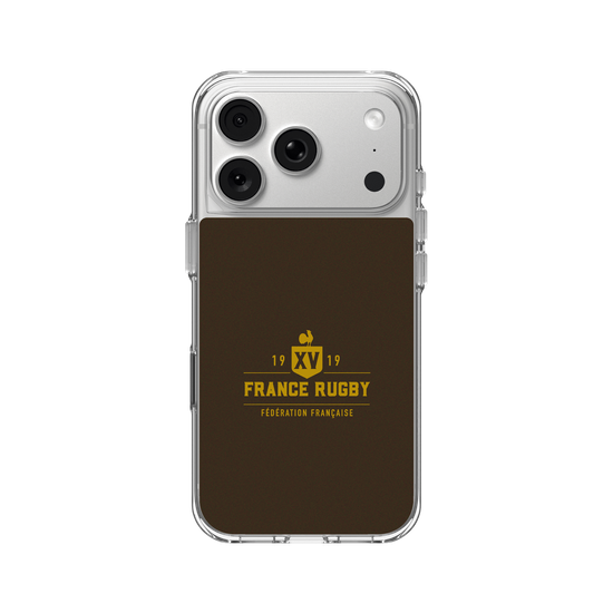 Vintage France Rugby - fond marron