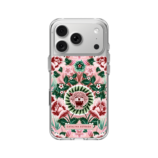 Pink Tiger and Flowers