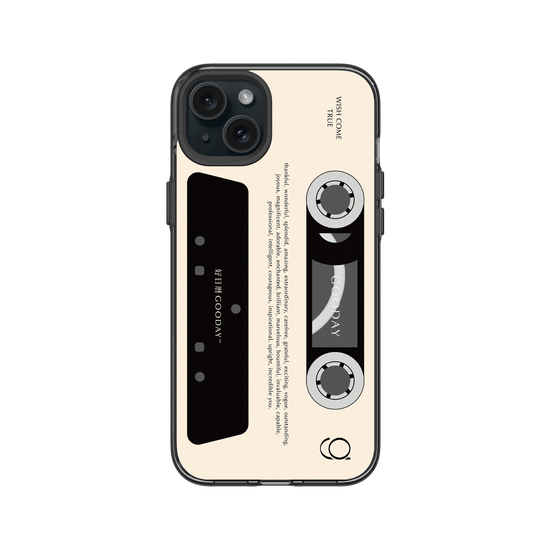 Retro Cassette Tape (Solid Background)