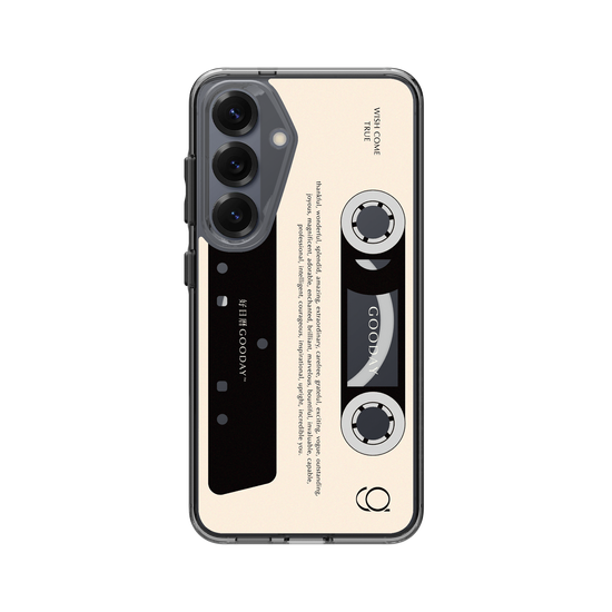 Retro Cassette Tape (Solid Background)