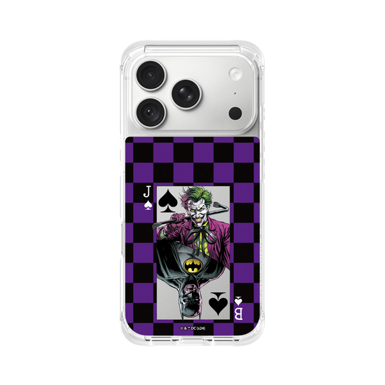 The Joker and Batman poker card