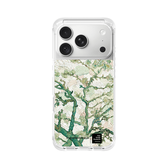 Almendro en flor con colores pastel