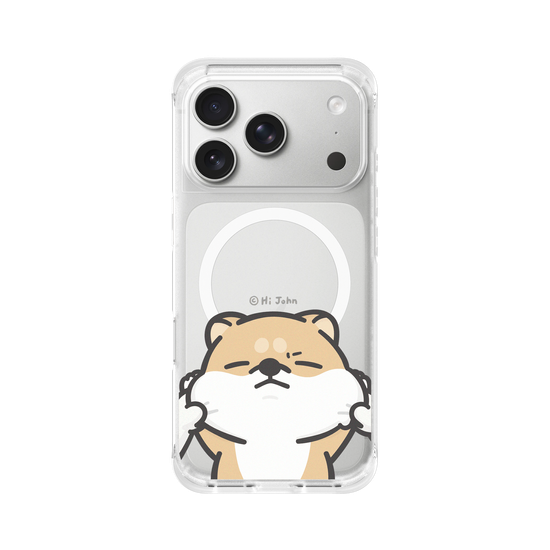 Pulling Shiba's Face
