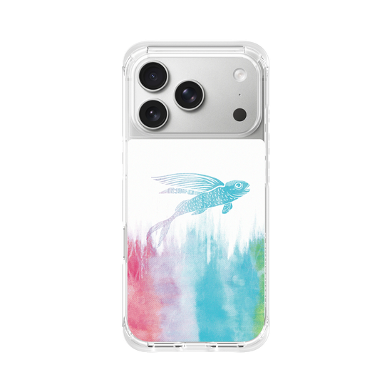 Flying Fish in Waves (Rainbow)
